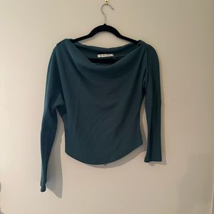 Free People Green Top